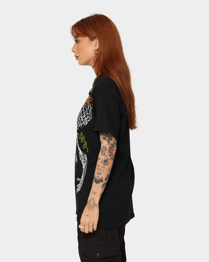 Goat Crew Playoff Skeleton T-Shirt Black/Red