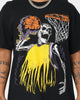 Goat Crew Playoff Skeleton T-Shirt Black/Yellow