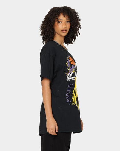 Goat Crew Playoff Skeleton T-Shirt Black/Yellow