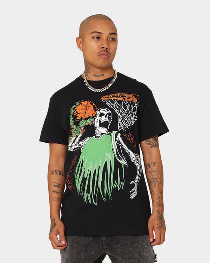 Goat Crew Playoff Skeleton T-Shirt Black/Green