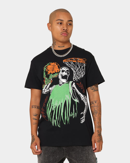 Goat Crew Playoff Skeleton T-Shirt Black/Green