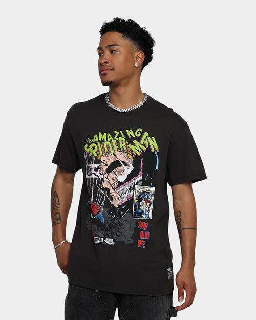 HUF X Marvel Brock Vintage T-Shirt Washed Black