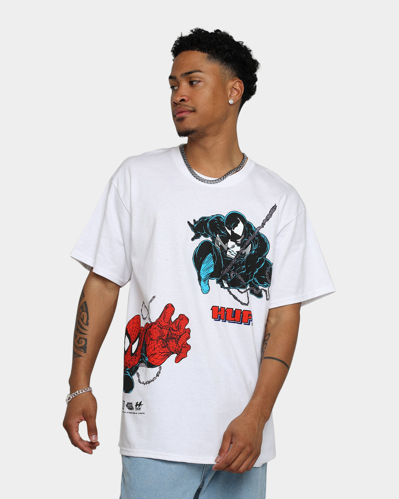 HUF X Marvel Smash Up T-Shirt - Black Collaboration Tee, Unisex