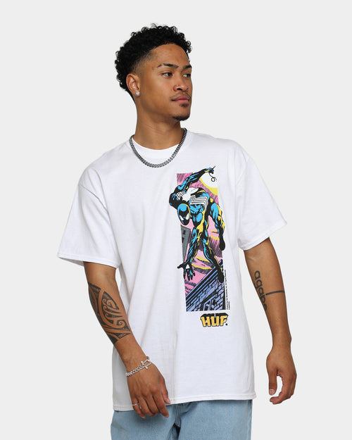 HUF X Marvel Web Off T-Shirt White