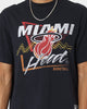 Mitchell & Ness Miami Heat Abstract T-Shirt Vintage Black
