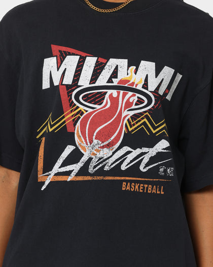 Mitchell & Ness Miami Heat Abstract T-Shirt Vintage Black