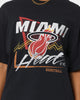 Mitchell & Ness Miami Heat Abstract T-Shirt Vintage Black