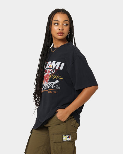 Mitchell & Ness Miami Heat Abstract T-Shirt Vintage Black