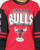 Mitchell & Ness Chicago Bulls All Over Print Crewneck 2.0 Scarlet