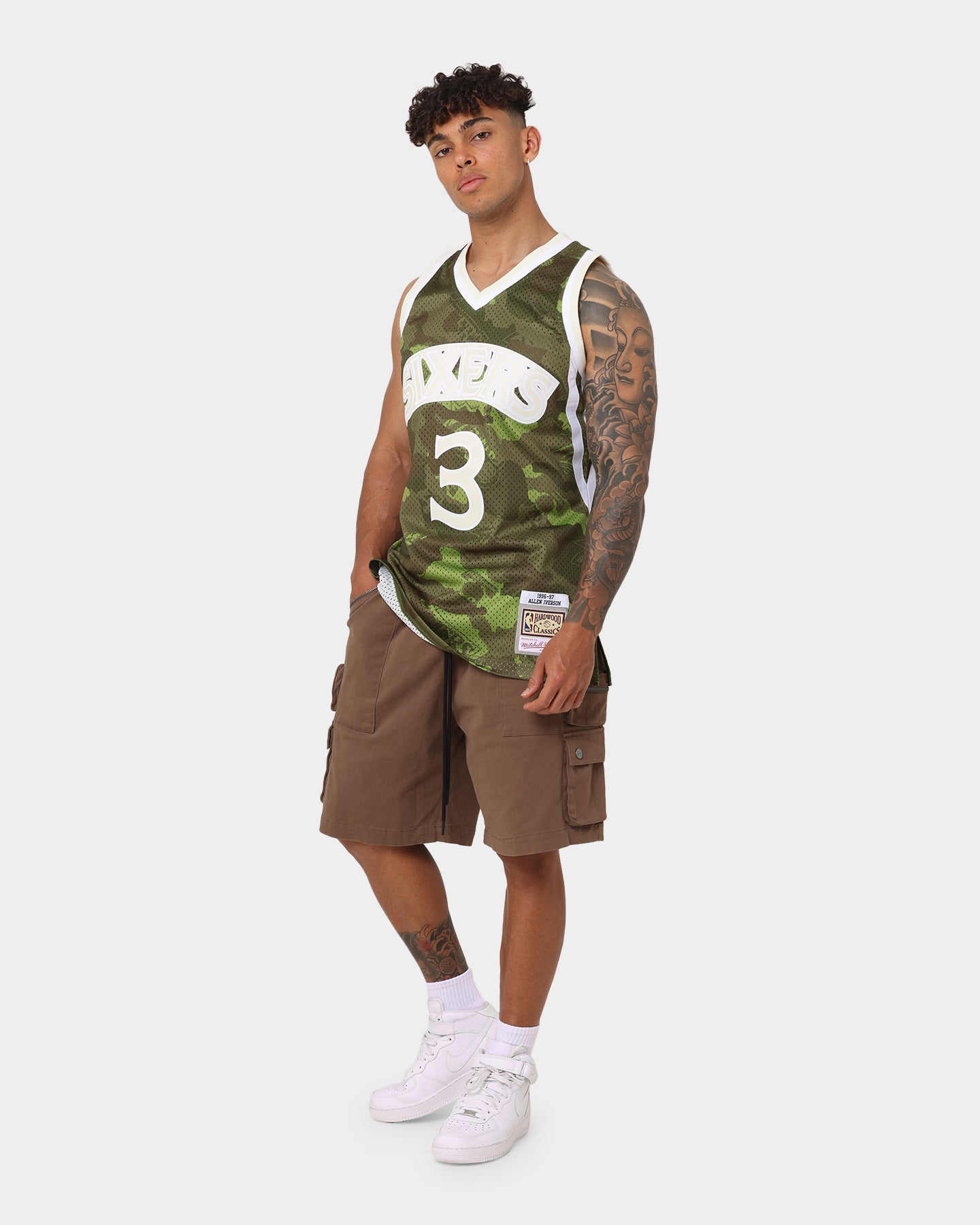 Mitchell & Ness Allen Iverson Philadelphia Sixers '96-'97 Camo