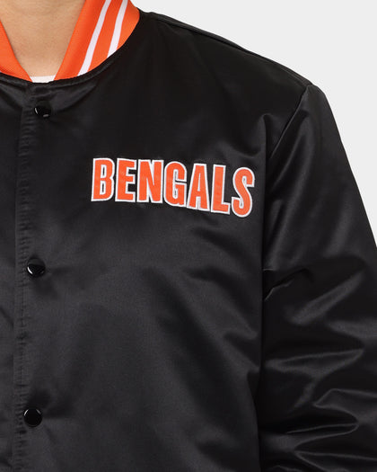 Mitchell & Ness Cincinatti Bengals Heavyweight Satin Jacket Black