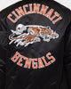 Mitchell & Ness Cincinatti Bengals Heavyweight Satin Jacket Black