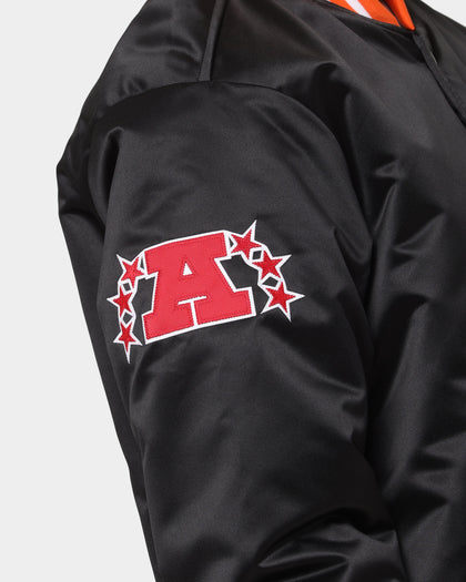 Mitchell & Ness Cincinatti Bengals Heavyweight Satin Jacket Black