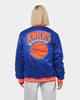 Mitchell & Ness New York Knicks Heavyweight Satin Jacket Royal