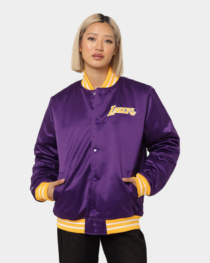 Mitchell & Ness Los Angeles Lakers Heavyweight Satin Jacket Purple