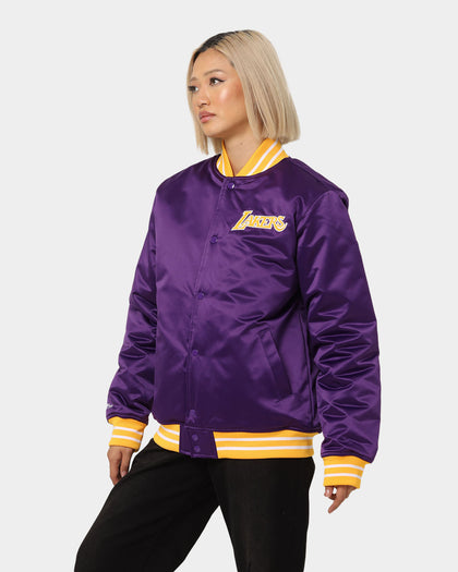 Mitchell & Ness Los Angeles Lakers Heavyweight Satin Jacket Purple