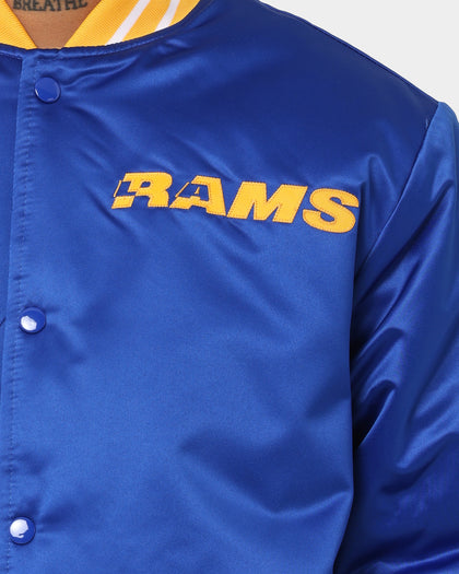 Mitchell & Ness Los Angeles Rams Heavyweight Satin Jacket Royal