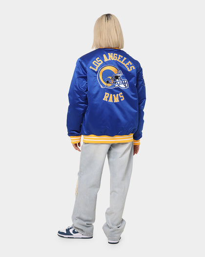 Mitchell & Ness Los Angeles Rams Heavyweight Satin Jacket Royal