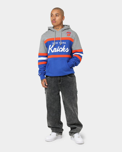 Mitchell & Ness New York Knicks Head Coach Hoodie Royal