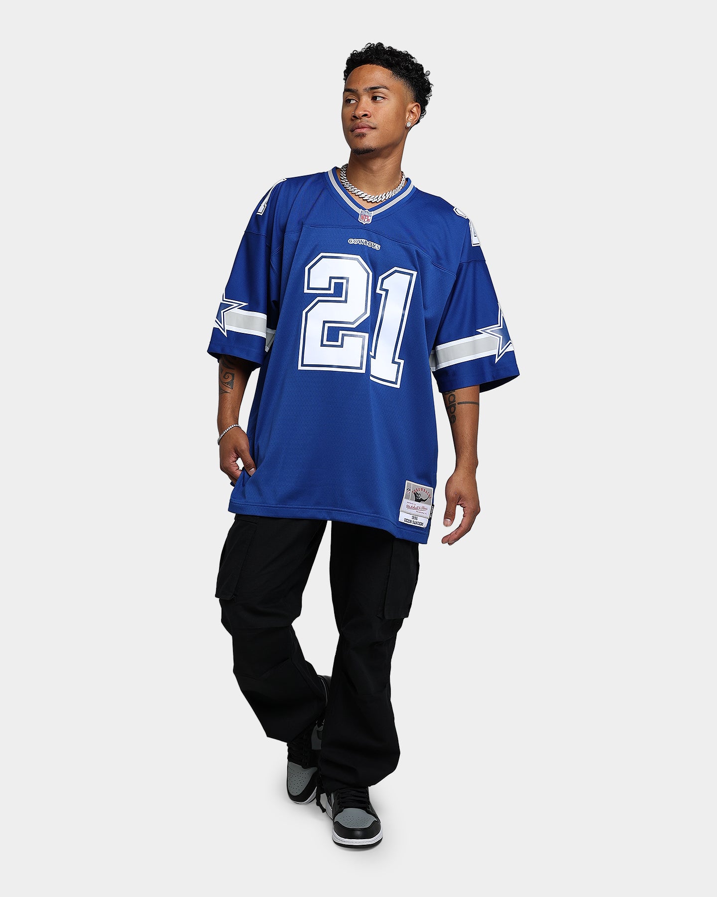 Mitchell & Ness Dallas Cowboys Deion Sanders #21 '96-'97 Legacy