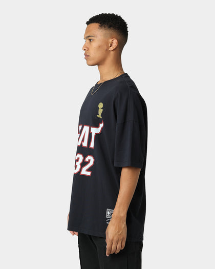 Mitchell & Ness Miami Heat Shaquille O'Neal #32 N&N Oversized T-Shirt Black