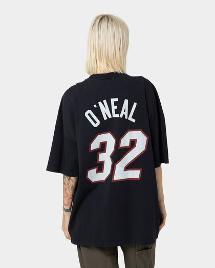 Mitchell & Ness Miami Heat Shaquille O'Neal #32 N&N Oversized T-Shirt Black
