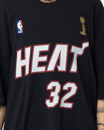 Mitchell & Ness Miami Heat Shaquille O'Neal #32 N&N Oversized T-Shirt Black