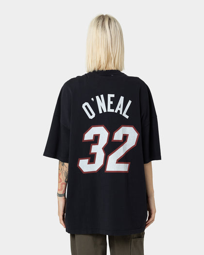 Mitchell & Ness Miami Heat Shaquille O'Neal #32 N&N Oversized T-Shirt Black