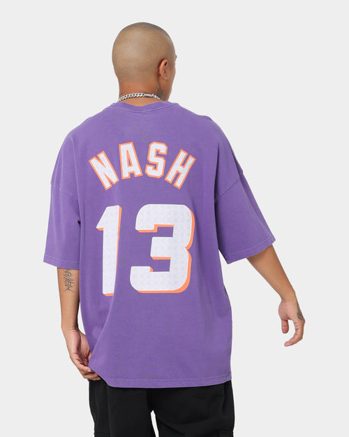 Mitchell & Ness Phoenix Suns Steve Nash Oversized T-Shirt Faded Purple
