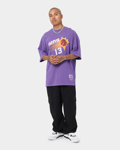 Mitchell & Ness Phoenix Suns Steve Nash Oversized T-Shirt Faded Purple