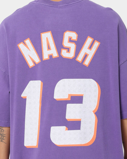 Mitchell & Ness Phoenix Suns Steve Nash Oversized T-Shirt Faded Purple