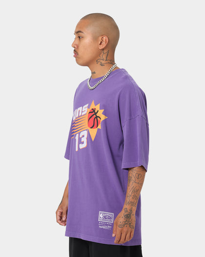 Mitchell & Ness Phoenix Suns Steve Nash Oversized T-Shirt Faded Purple