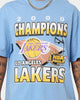 Mitchell & Ness Los Angeles Lakers On Court T-Shirt Blue