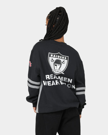 Mitchell & Ness Las Vegas Raiders All Over Print Crewneck 2.0 Grey