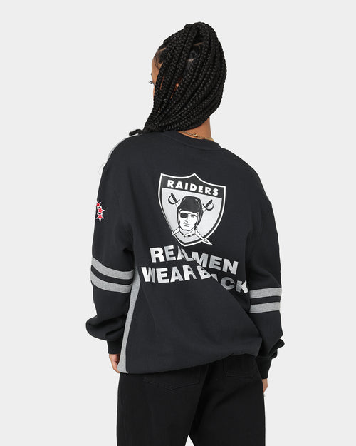 Mitchell & Ness Las Vegas Raiders All Over Print Crewneck 2.0 Grey