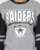 Mitchell & Ness Las Vegas Raiders All Over Print Crewneck 2.0 Grey