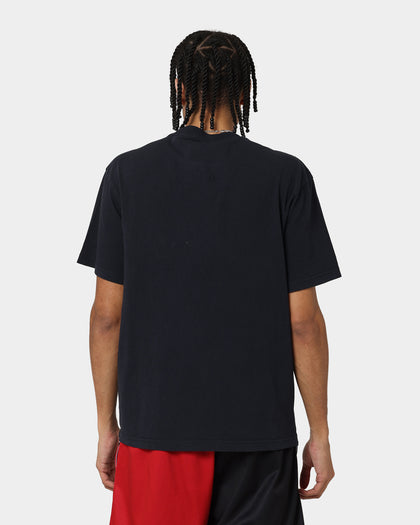 Mitchell & Ness Chicago Bulls Team History Vintage T-Shirt Faded Black