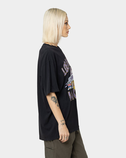 Mitchell & Ness Los Angeles Lakers Team History Vintage T-Shirt Faded Black