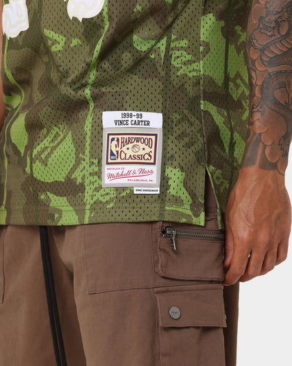 Mitchell & Ness Vince Carter Toronto Raptors '98-'99 Camo Swing Jersey Green Camo