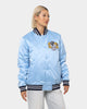 Mitchell & Ness University Of North Carolina Tar Heels Heavyweight Satin Jacket Light Blue