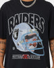 Mitchell & Ness Las Vegas Raiders Helmet Vintage T-Shirt Faded Black