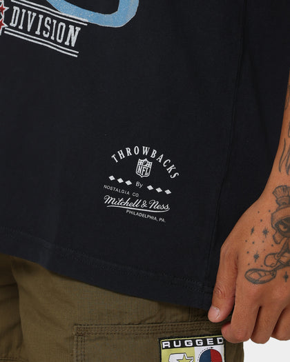 Mitchell & Ness Las Vegas Raiders Helmet Vintage T-Shirt Faded Black