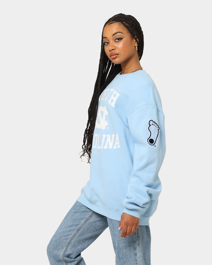 Mitchell & Ness UNC Tar Heels Warm Up Crewneck Carolina Blue