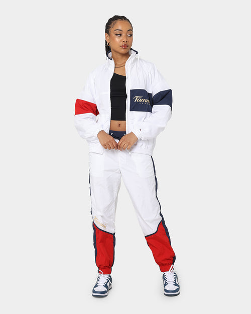 Tommy Jeans Women's TJW Archive Statement Jacket White/Multi-Coloured