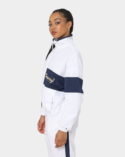 Tommy Jeans Women's TJW Archive Statement Jacket White/Multi-Coloured