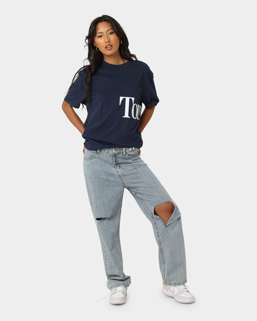 Tommy Jeans Women's Oversized Bold T-Shirt Twilight Navy