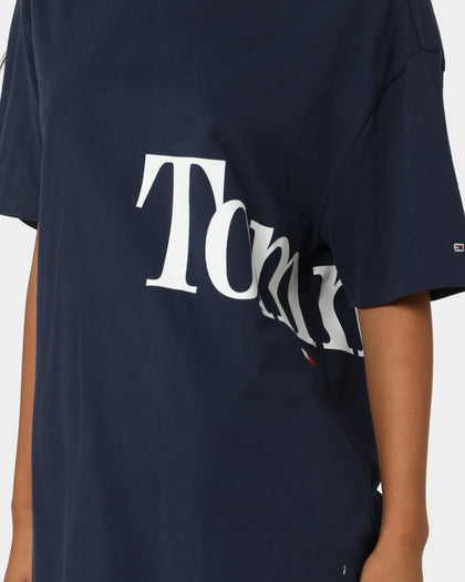 Tommy Jeans Women's Oversized Bold T-Shirt Twilight Navy