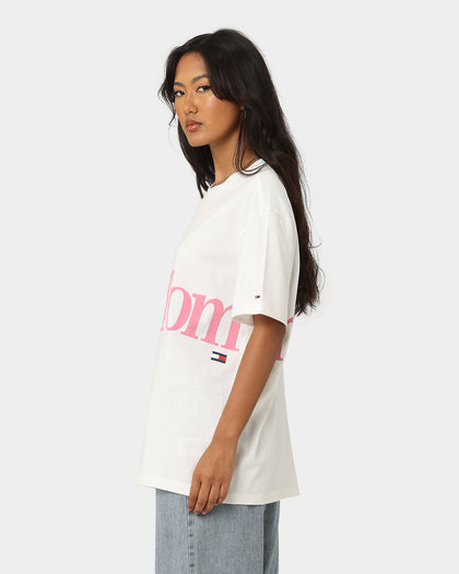 Tommy Jeans Women's Oversized Bold T-Shirt Ecru