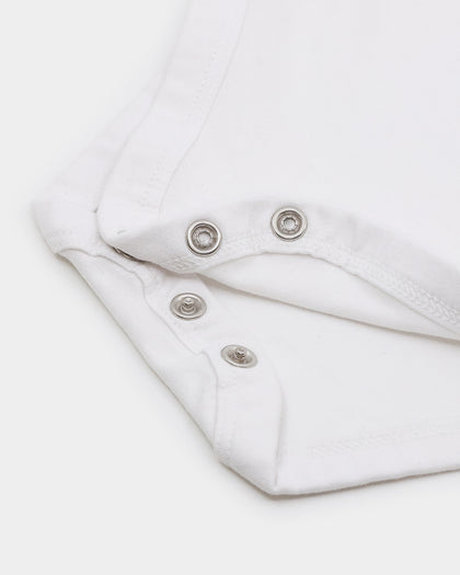 Calvin Klein Infants' Logo Rompers Giftpack 3 Pack Black