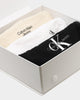 Calvin Klein Infants' Logo Rompers Giftpack 3 Pack Black